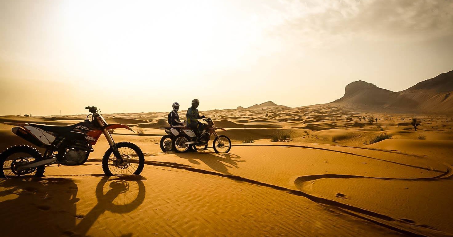 Exploration du désert du Sahara marocain en moto